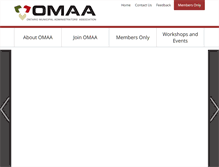 Tablet Screenshot of omaa.on.ca
